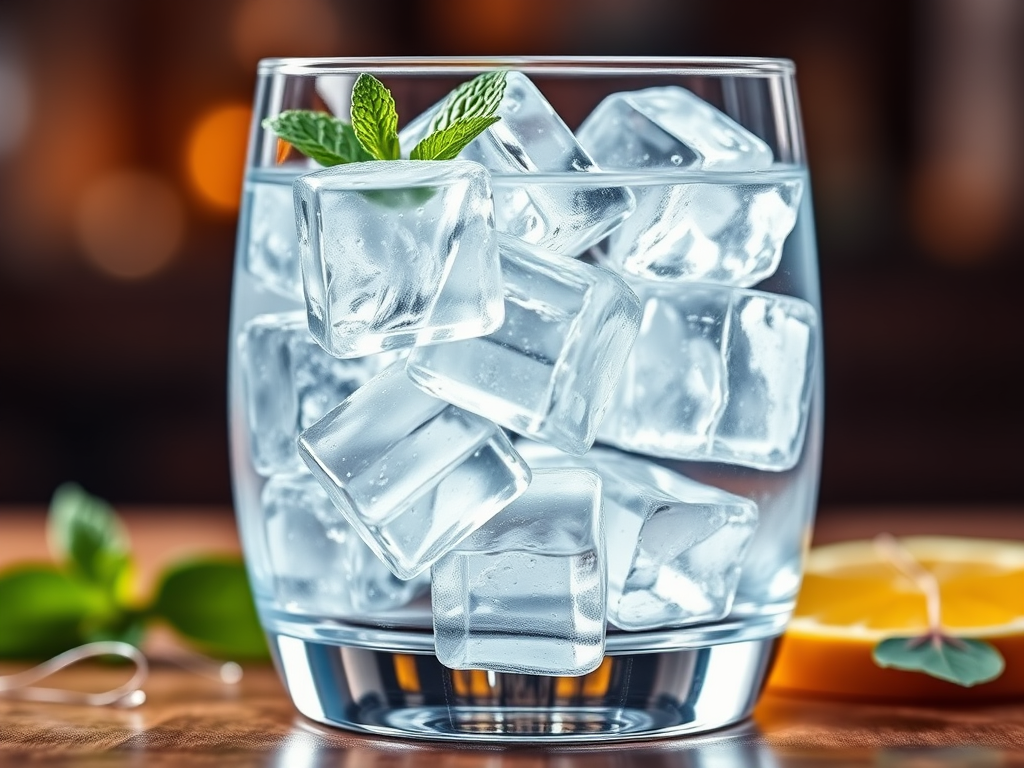 Ice Matters: Distilled Ice Cubes for Clearer Drinks and Cleaner Flavor