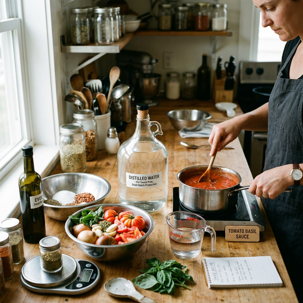 Petite Prep Kitchen: Using Distilled Water for Small-Batch Sauces, Syrups, and Reductions