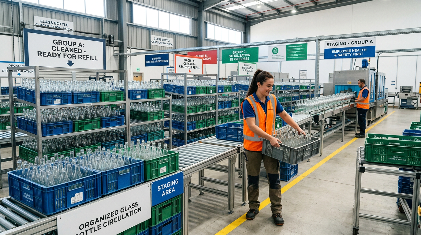Why a Glass Refill Business Runs on Bottle Circulation, Not Just Bottle Inventory